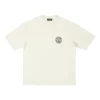 T-skjorte med korte ermer og Scissor Crest-logo «Cream» 612966TMVA29069