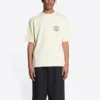 T-skjorte med korte ermer og Scissor Crest-logo «Cream» 612966TMVA29069