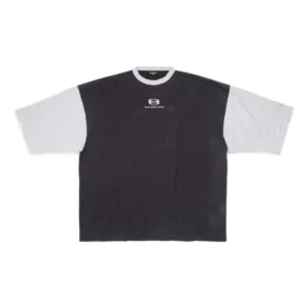 T-skjorte med logo og 3/4-ermer «Washed Black Heather Grey» 699190TMVC81208 T-skjorte med logo og 3/4-ermer «Washed Black Heather Grey» 699190TMVC81208