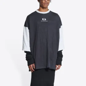 T-skjorte med logo og 3/4-ermer «Washed Black Heather Grey» 699190TMVC81208 T-skjorte med logo og 3/4-ermer «Washed Black Heather Grey» 699190TMVC81208