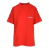 T-skjorte med logo og normal passform «Bright Red» 612965TMVF43168