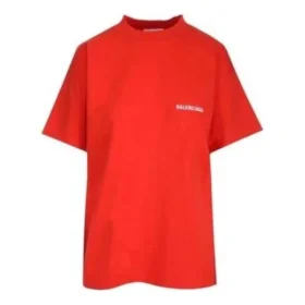 T-skjorte med logo og normal passform «Bright Red» 612965TMVF43168 T-skjorte med logo og normal passform «Bright Red» 612965TMVF43168