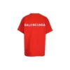 T-skjorte med logo og normal passform «Bright Red» 612965TMVF43168