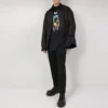 T-skjorte med logo over hele «Black» 681457TKO401000