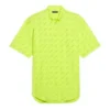 T-skjorte med logo over hele «Neon Yellow» 534332TILX67110