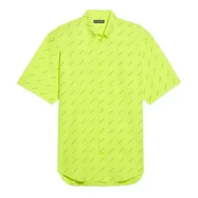 T-skjorte med logo over hele «Neon Yellow» 534332TILX67110