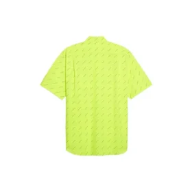 T-skjorte med logo over hele «Neon Yellow» 534332TILX67110