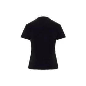 T-skjorte med logo-trykk og rund hals, svart 612964TIVD51000 T-skjorte med logo-trykk og rund hals, svart 612964TIVD51000