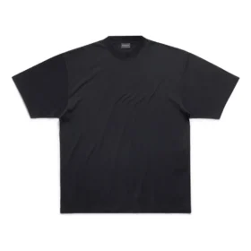 T-skjorte med medium passform «Black Faded» 739784TOVF49034