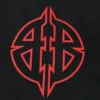 T-skjorte med metall-BB-sjablong «Black Red» 764235TPVI21568