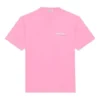 T-skjorte med rund hals og Political Campaign-logo, rosa/rød 641655TJVF75713