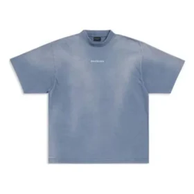 T-skjorte med rygg, medium passform «Blue White» 764235TPVK14313