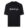 T-skjorte med skriftlogo «Black White» 612966TMVB41070