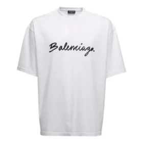 T-skjorte med skriftlogo «White/Black» 612966TMVB49040 T-skjorte med skriftlogo «White/Black» 612966TMVB49040