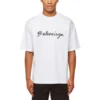 T-skjorte med skriftlogo «White/Black» 612966TMVB49040