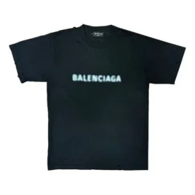 T-skjorte med uskarpt logo «Black Blue» 661705TKVD51070