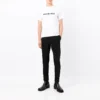 T-skjorte med uskarpt logo «White Black» 661705TKVD59040