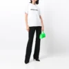 T-skjorte med uskarpt logo «White Black» 661705TKVD59040