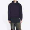 Tab Worn-Out hettegenser med glidelås «Black» 697949TMVC21151