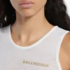 Tanktop for kvinner i hvitt