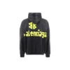 Tape Type-hettegensere med revne lommer, oversized «Black Faded» 744190TOVB11055