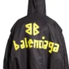 Tape Type Light bomberjakke med hette «Black» 791103TPO041000