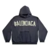 Tape Type Ripped Pocket Hettegensere Oversized «Navy Blue» 744441TOVB14140