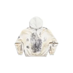 Tat-hettegenser med glidelås, medium passform «Off White Black» 770939TQVK13307