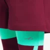 Techwear-shorts for menn i burgunder/aqua
