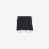 Techwear-shorts for menn i marineblå/hvit
