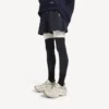 Techwear-shorts for menn i marineblå/hvit