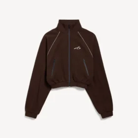 Techwear-treningsjakke for damer i fargen moka