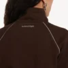Techwear-treningsjakke for damer i fargen moka
