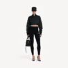 Tekniske leggings for kvinner i svart