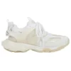 Track Clear Sole Low Mesh Nylon Sneakers, hvite 647742W3BM19000