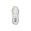 Track Clear Sole Low Mesh Nylon Sneakers, hvite 647742W3BM19000