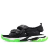 Track-sandaler «Clear Sole Black Green White» 655954W2CC41038