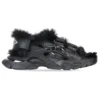 Track-sandaler «Fake Fur Black» 668560W3CQ31000