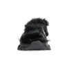 Track-sandaler «Fake Fur Black» 668560W3CQ31000