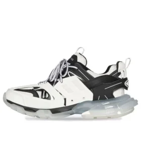 Track-sneaker «Clear Sole – hvit/svart» 647742W3BZ29010