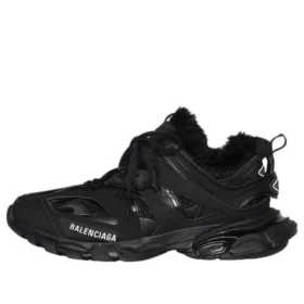 Track Sneaker «Faux Fur Black» 668556W3CQ11000