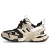 Track Sneakers «Beige og svart mesh og nylon» 542023W3AC48071