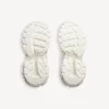 Track-sneakers for kvinner i hvitt/rosa