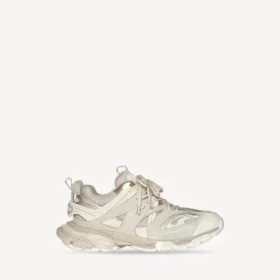 Track-sneakers for kvinner med resirkulert såle i beige