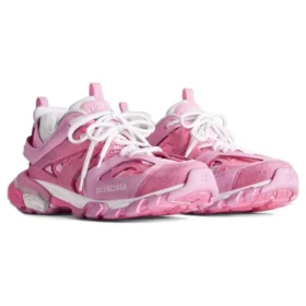 Track Sneakers «Rosa mesh og suede-lignende stoff» 542436W3SU55090
