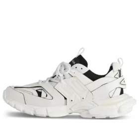 Track Sock Sneakers «Hvit og svart strikk og nylon» 736330W3SKC9010