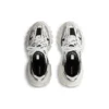 Track Sock Sneakers «Hvit og svart strikk og nylon» 736330W3SKC9010
