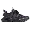 Track Sock Sneakers «Svart og lys lilla strikk og nylon» 736328W3SKC1058