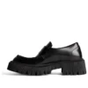 Tractor Loafers «Black Smooth Calfskin» 760439WA8E91000