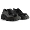 Tractor Loafers «Black Smooth Calfskin» 760439WA8E91000